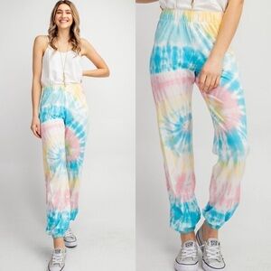 SWIRL Tie Dyed Supima Cotton Comfy Pants